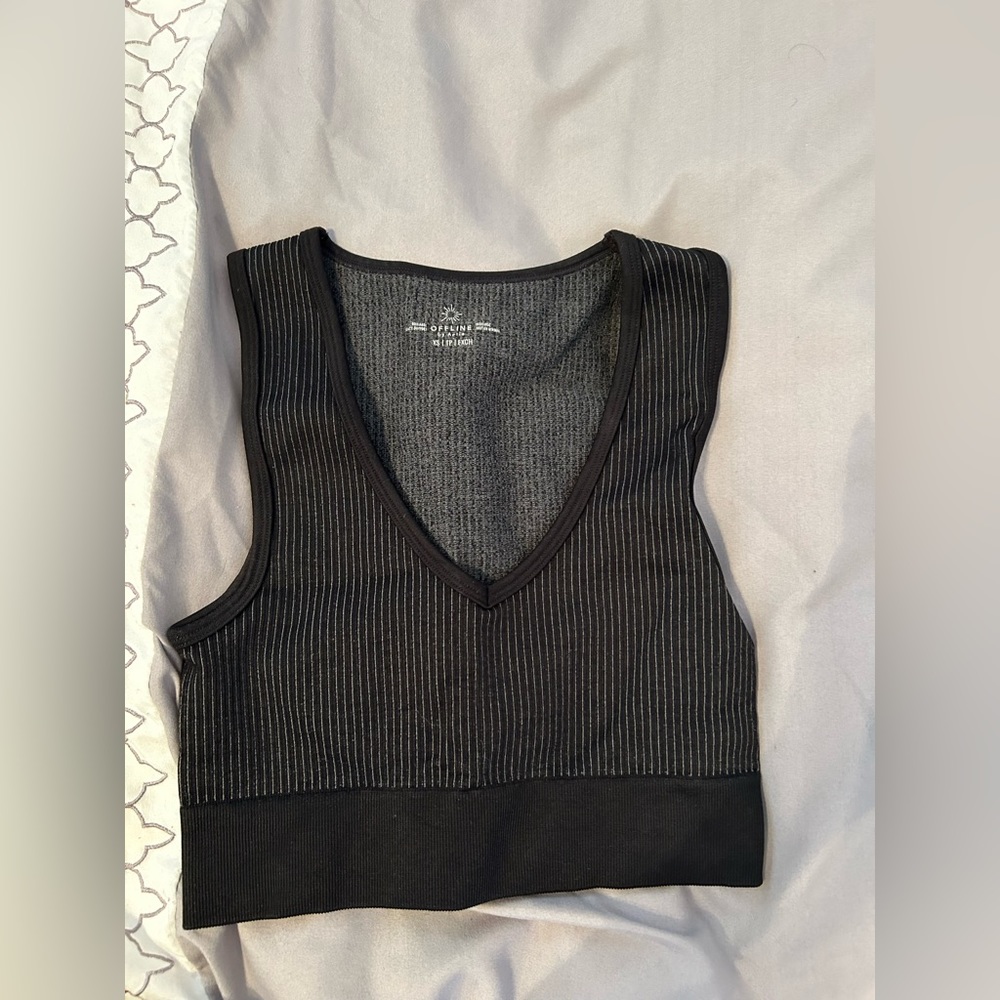 Offline by aerie Ribbed Sports Bra